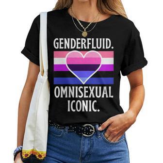 Genderfluid Omnisexual Iconic Pride Flag Genderqueer Queer Women T-shirt - Monsterry DE