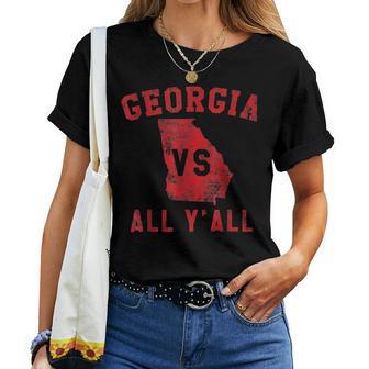 Georgia Vs All Yall For Y'all From Georgia Women Women T-shirt - Thegiftio UK