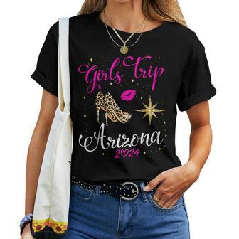 Girls Trip Arizona 2024 Weekend Birthday Squad Women T-shirt - Thegiftio