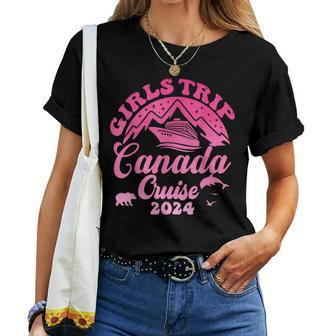 Girls Trip Canada Cruise 2024 Family Matching Couple Women T-shirt - Monsterry DE