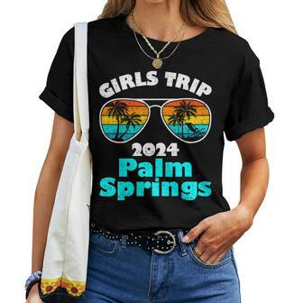 Girls Trip Palm Springs 2024 Weekend Birthday Squad Women T-shirt - Monsterry AU