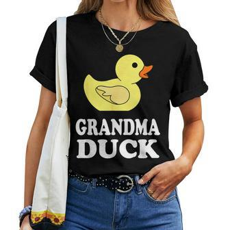 Grandma Duck Mama Rubber Duck Lover Women T-shirt - Monsterry CA