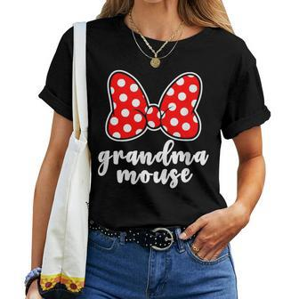 Grandma Mouse Family Vacation Grandma Mouse Women T-shirt - Seseable