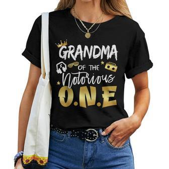 Grandma Of The Notorious One Old School Hip Hop 1St Birthday Women T-shirt - Monsterry CA