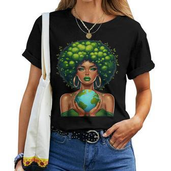 Green Mother Earth Day Gaia Save Our Planet Nature Recycling Women T-shirt | Mazezy AU