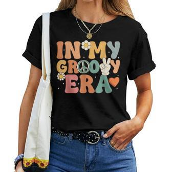 In My Groovy Era Hippie 60S 70S 80S Costume Theme Party Women T-shirt - Thegiftio UK