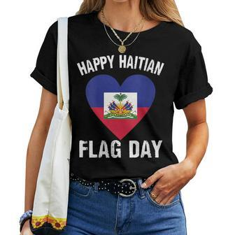 Haiti Haitian America Flag Proud Love Ayiti Country Pride Women T-shirt - Monsterry UK