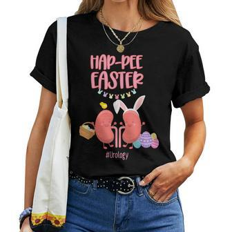 Hap Pee Kidney Urology Nurse Nephrology Bunny Easter Day Women T-shirt - Monsterry DE