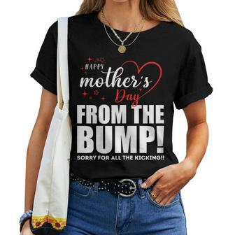 Happy Mother's Day From The Bump Pregnancy Women T-shirt - Thegiftio UK