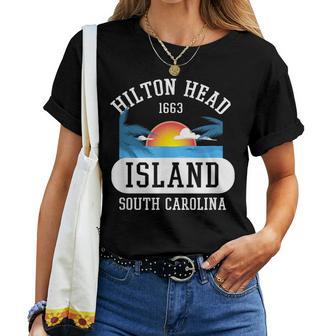 Hilton Head Island South Carolina Beach Women Women T-shirt - Monsterry UK