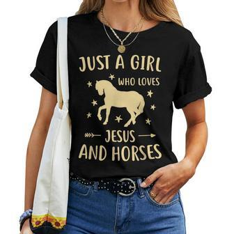 Horse For Girls Ns Horse Lovers Women T-shirt - Thegiftio UK