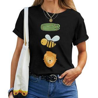 Hose Bee Lion Animal Pun Dad Joke Women T-shirt - Monsterry