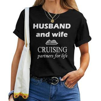 Husband And Wife Cruising Partner Women T-shirt - Monsterry UK