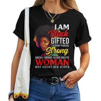 I'm Blacked Strong Woman Black Girl Black History Month Women T-shirt - Thegiftio UK