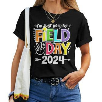I'm Just Here For Field Day 2024 Fun Day Field Trip Boy Girl Women T-shirt - Monsterry DE