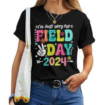 I'm Just Here For Field Day 2024 Field Trip Fun Day Boy Girl Women T-shirt - Monsterry CA