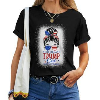 I'm Still A Trump Girl I Make No Apologies Trump 2024 Women Women T-shirt - Monsterry DE