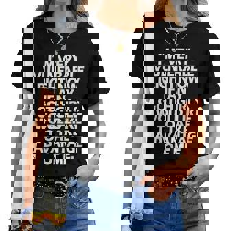 I'm Very Vulnerable Rn If Any Goth Girl Take Advantage Of Me Women T-shirt - Thegiftio
