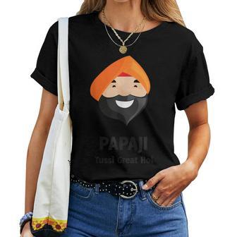 Indischesatertagsgeschenk Punjabi Papa Lustige Männer Frauen T-shirt Frauen - Geschenkecke