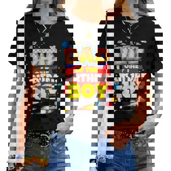 Its My Dad Birthday Boy Dad And Mom Space Astronaut Family Women T-shirt - Thegiftio