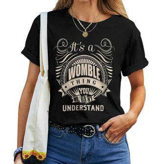 It's A Womble Thing Women T-shirt - Monsterry AU