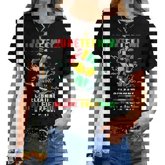 Junenth Celebrate Black Freedom Day 1865 Women T-shirt - Seseable