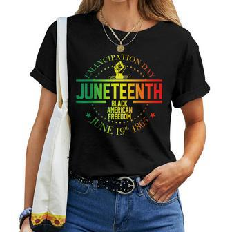 Junenth Is My Independence Day Afro Junenth Women T-shirt - Monsterry UK