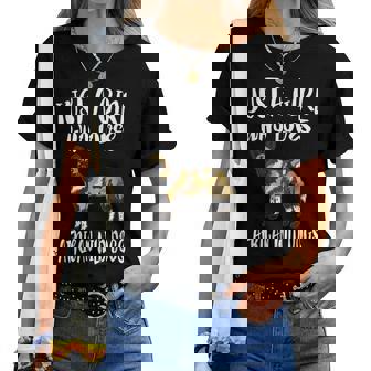 Just A Girl Who Loves African Wild Dogs Women T-shirt - Monsterry