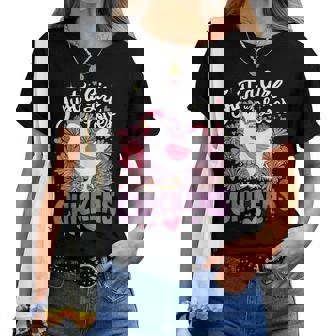 Just A Girl Who Loves Chickens Chicken Women T-shirt | Mazezy