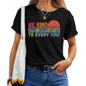 Be Kind To Every Kind Animals Rights Vegan Animals Lovers Women T-shirt - Monsterry AU
