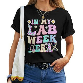In My Lab Week Era Groovy Lab Week Party Women T-shirt | Mazezy