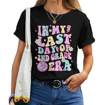 In My Last Day 2Nd Grade Era Smile Face Last Day Of School Women T-shirt - Monsterry DE