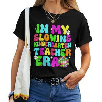 Last Day Of School In My Glowing Kindergarten Teacher Era Women T-shirt - Monsterry UK