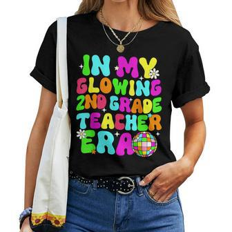 Last Day Of School In My Glowing Second Grade Teacher Era Women T-shirt - Seseable