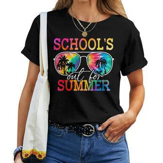 Last Day Of School Schools Out For Summer Teacher Students Women T-shirt - Monsterry