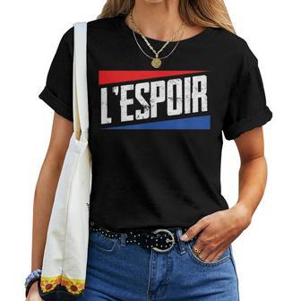 L'espoir – Hope Looking To The Future Women T-shirt - Monsterry