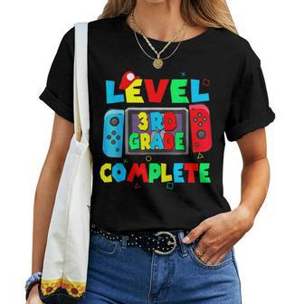 Level 3Rd Grade Complete Last Day Of School Video Game Women T-shirt - Monsterry DE