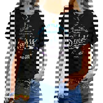 Your Little Ray Of Sarcastic Sunshine Has Arrived Sarcastic Women T-shirt - Monsterry