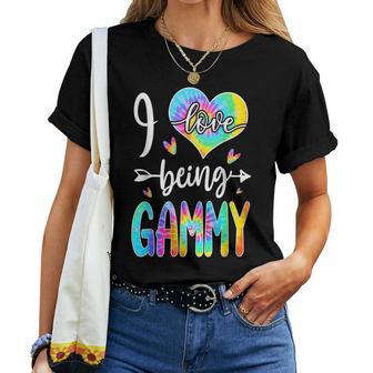 I Love Being Gammy Tie Dye Grandma Mother’S Day 2023 Women T-shirt - Monsterry UK