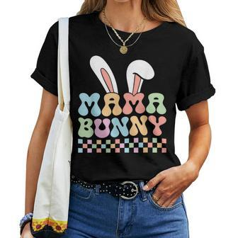 Mama Bunny Mom Pregnancy Matching Family Easter Women T-shirt - Monsterry DE