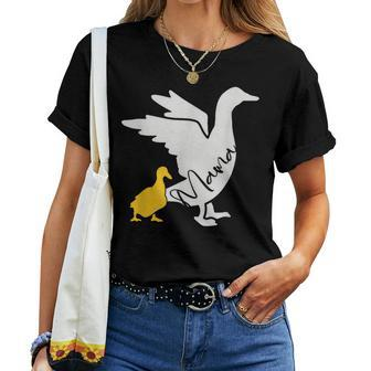 Mama Duck Duckling Mother Mom Mother's Day Women T-shirt - Monsterry CA