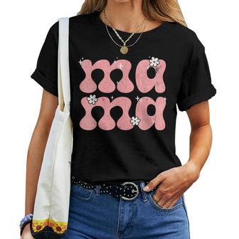 Mama Est 2024 Mom Life Muttertag Geburtstag Blumenfrauen T-shirt Frauen - Geschenkecke