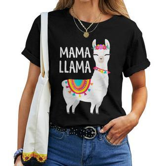 Mama Llama Mother S Day Mom Birthday Women T-shirt - Monsterry
