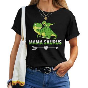 Mama Saurus Rex Idea Partner Look For Dino Fans T-shirt Frauen - Geschenkecke