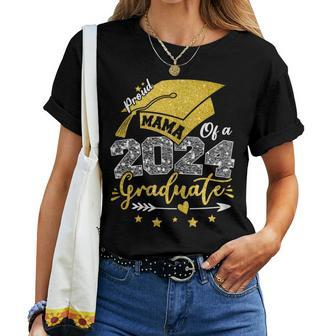Mama Senior 2024 Proud Mama Of A Class Of 2024 Graduate Women T-shirt - Seseable