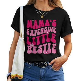 Mama's Expensive Little Bestie Mama Life Women T-shirt - Seseable