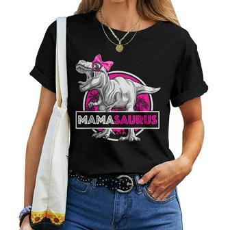 Mamasaurus T-Rex Matching Mother Saurus Dinosaur Women T-shirt - Monsterry UK