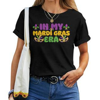 In My Mardi Gras Era Groovy Mardi Gras Orleans Carnival Women T-shirt | Mazezy