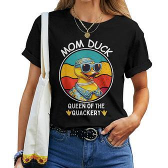 Mom Duck Queen Of The Quackery Mama Duck Mother's Day Women T-shirt - Monsterry DE