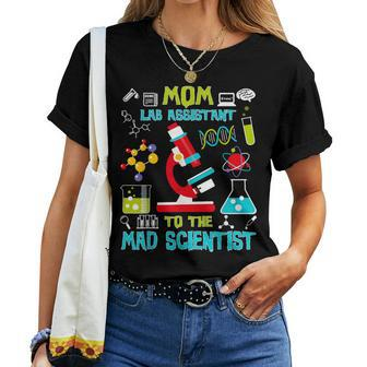 Mom Lab Assistant Mad Scientist Party Birthday Women T-shirt - Monsterry DE